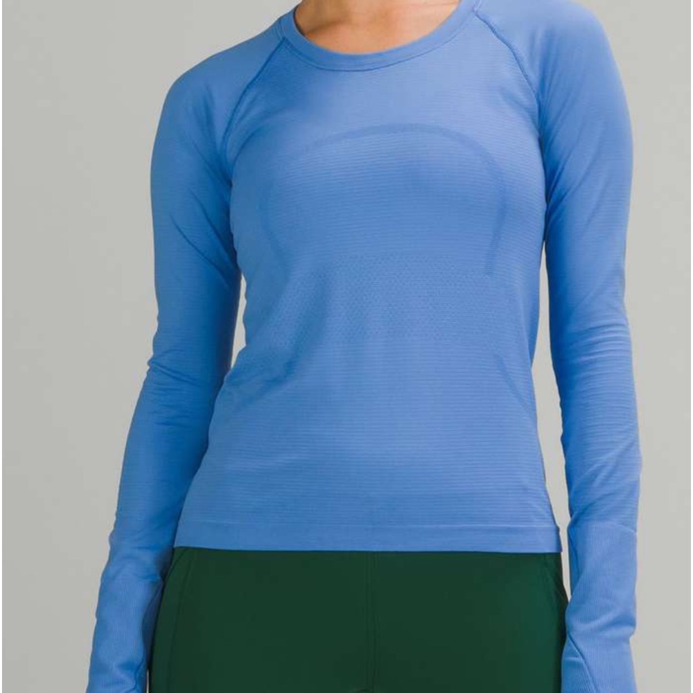 Lululemon Swiftly Tech Long Sleeve *Race Length (Blue Nile)